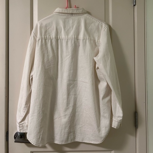 American Eagle White Button Down (size L) - Picture 2 of 7